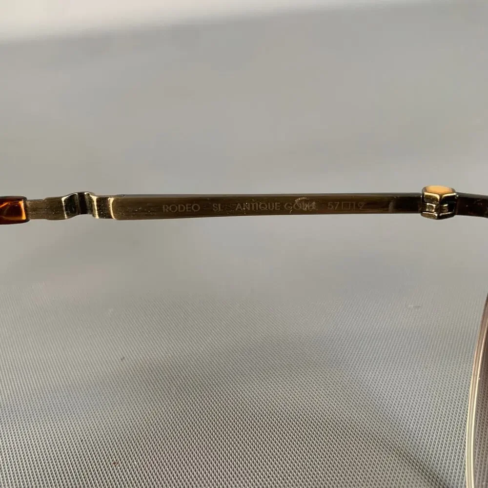MR LEIGHT Brown Gold Sunglasses & Eyewear